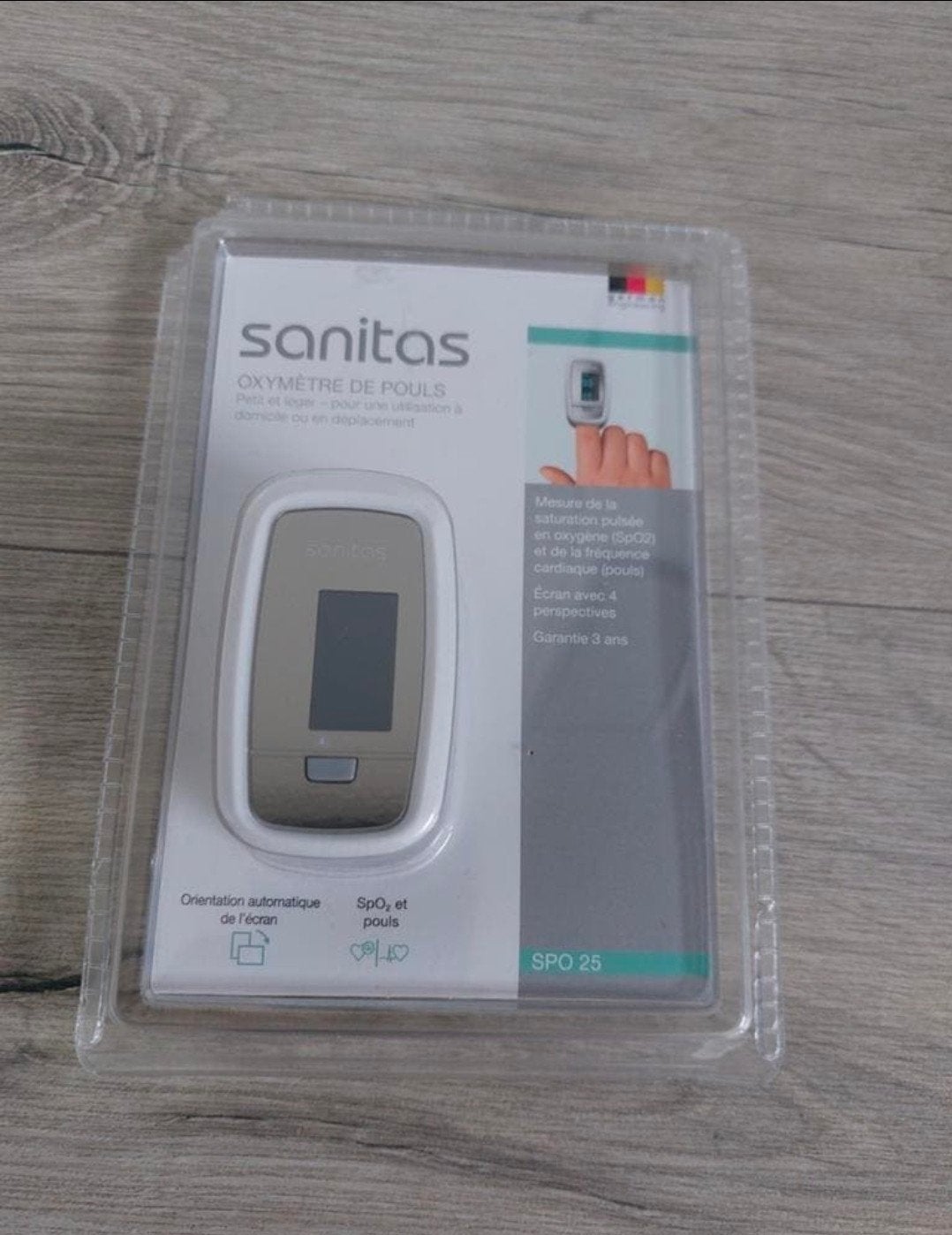 Sanitas Oximeter SPO 25 - Nieuw in verpakking, Ophalen, Nieuw, Overige typen
