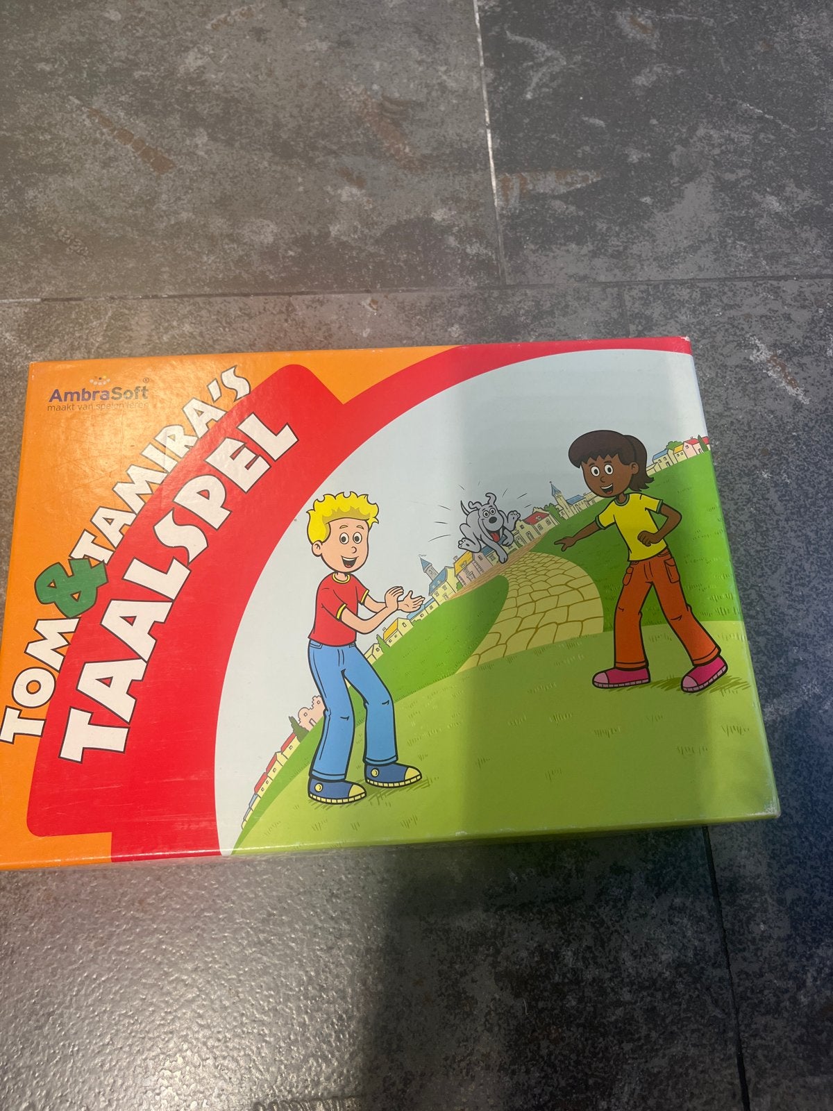 Tom & Tamira's Taalspel - Educatief Bordspel, Een of twee spelers, Ophalen of Verzenden, Zo goed als nieuw
