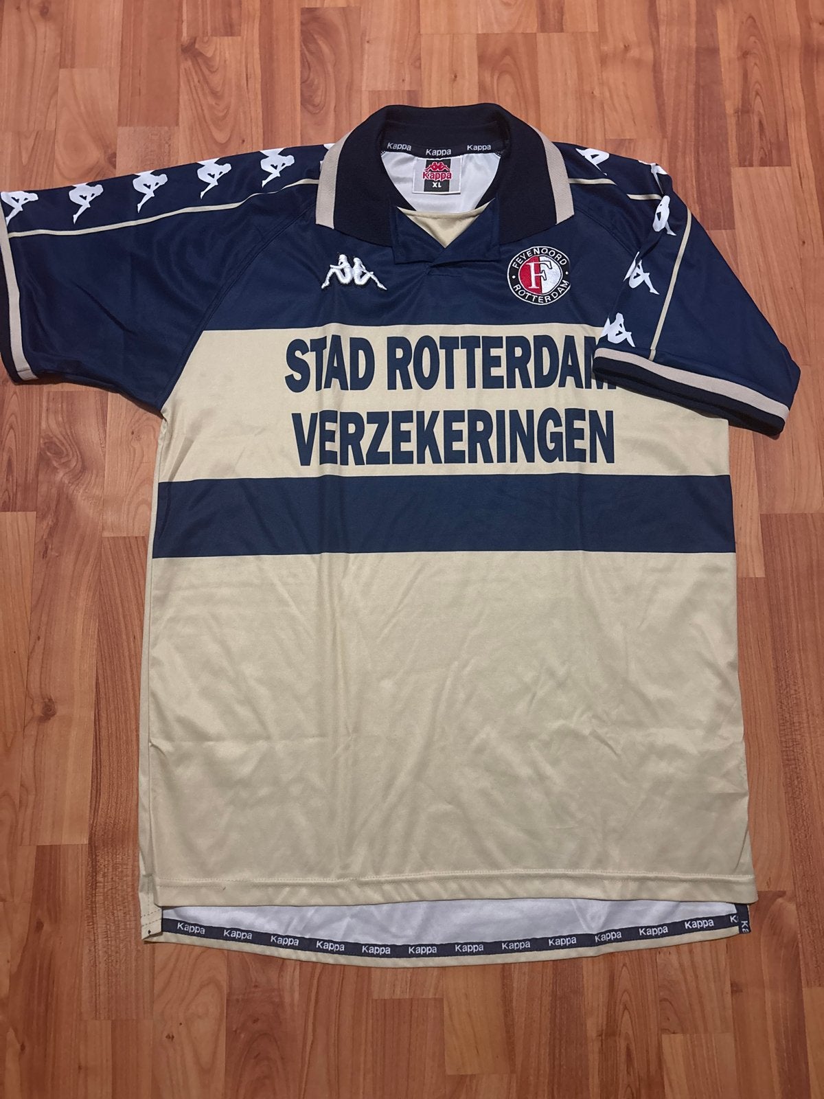 Feyenoord  uitshirt 2001 maat XL, Ophalen of Verzenden, Zo goed als nieuw, Feyenoord, Shirt