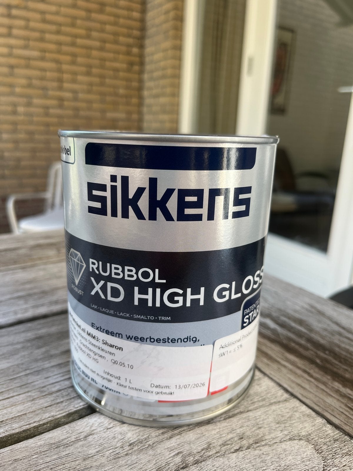 Sikkens Rubbol XD High Gloss Grachtengroen 1L, Ophalen of Verzenden, Nieuw, Overige typen