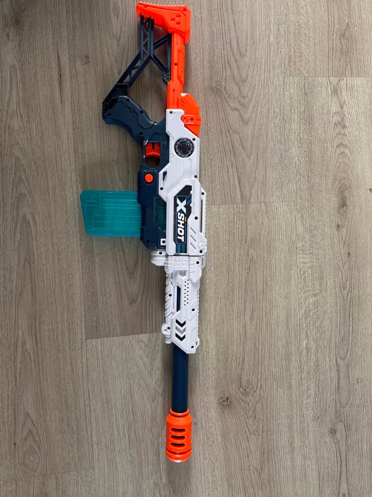 X-Shot speelgoedgeweer met magazijn, Ophalen, Gebruikt