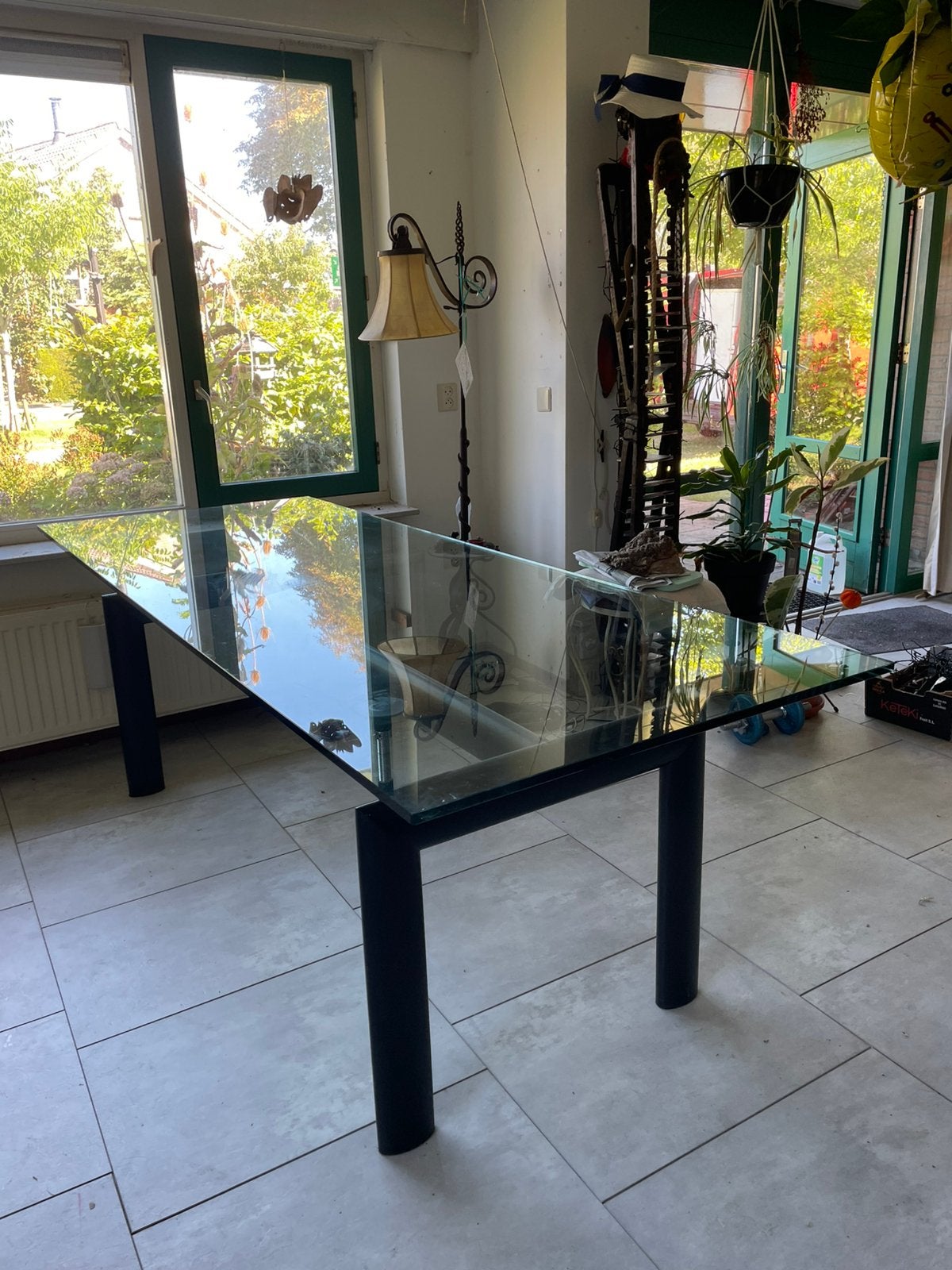 LC6 Corbusier Eettafel - Cassina, Huis en Inrichting, Tafels | Eettafels, Ophalen, Gebruikt, 200 cm of meer, 50 tot 100 cm