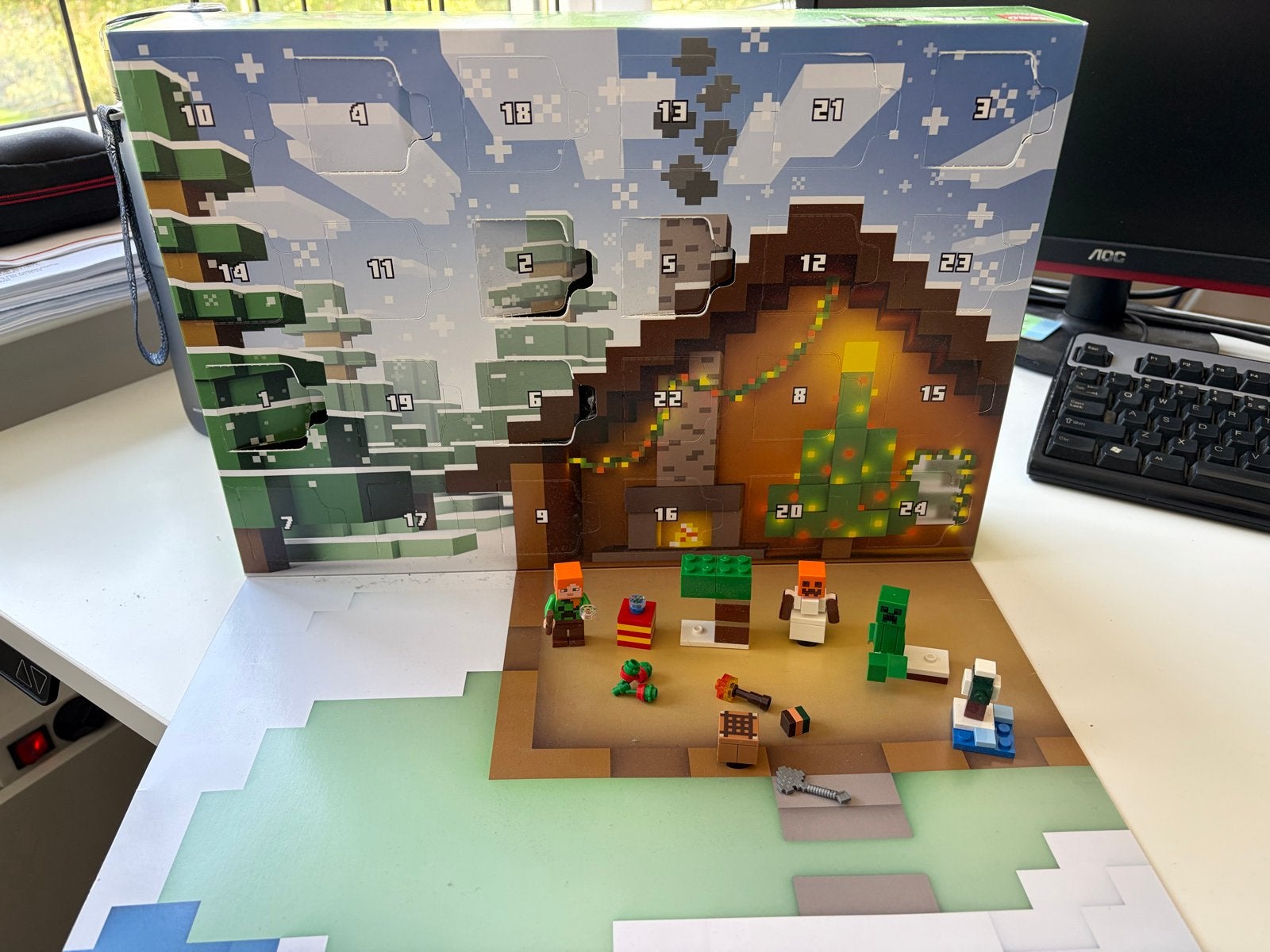 LEGO Minecraft Adventkalender 2025 - Nieuw in doos, Kinderen en Baby's, Ophalen of Verzenden, Nieuw, Overige merken