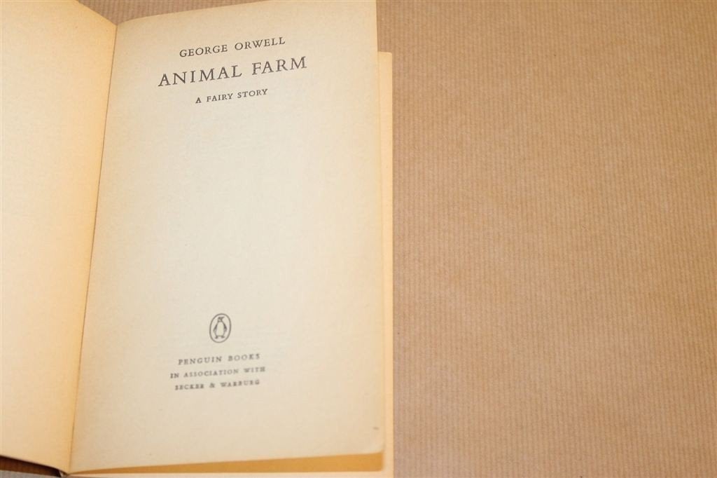 Animal Farm — Orwell, Vintage Uitgave Penguin 1972 [EN], Ophalen of Verzenden, Gelezen