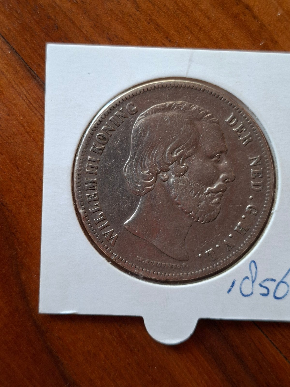 rijksdaalder 1856 2½ gulden 1856 willem 3, Ophalen of Verzenden, Koning Willem III, 2½ gulden