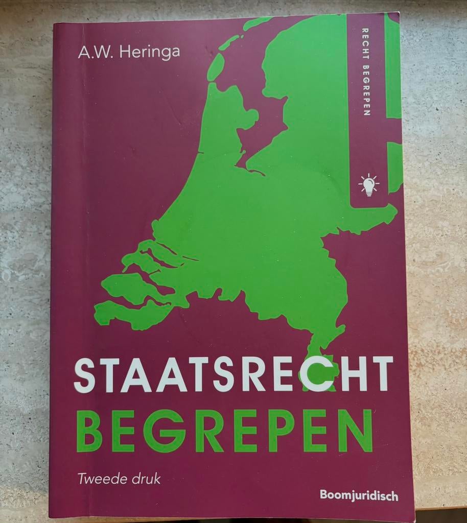 staatsrecht boek, Boeken, Studieboeken en Cursussen, Verzenden, Zo goed als nieuw, HBO