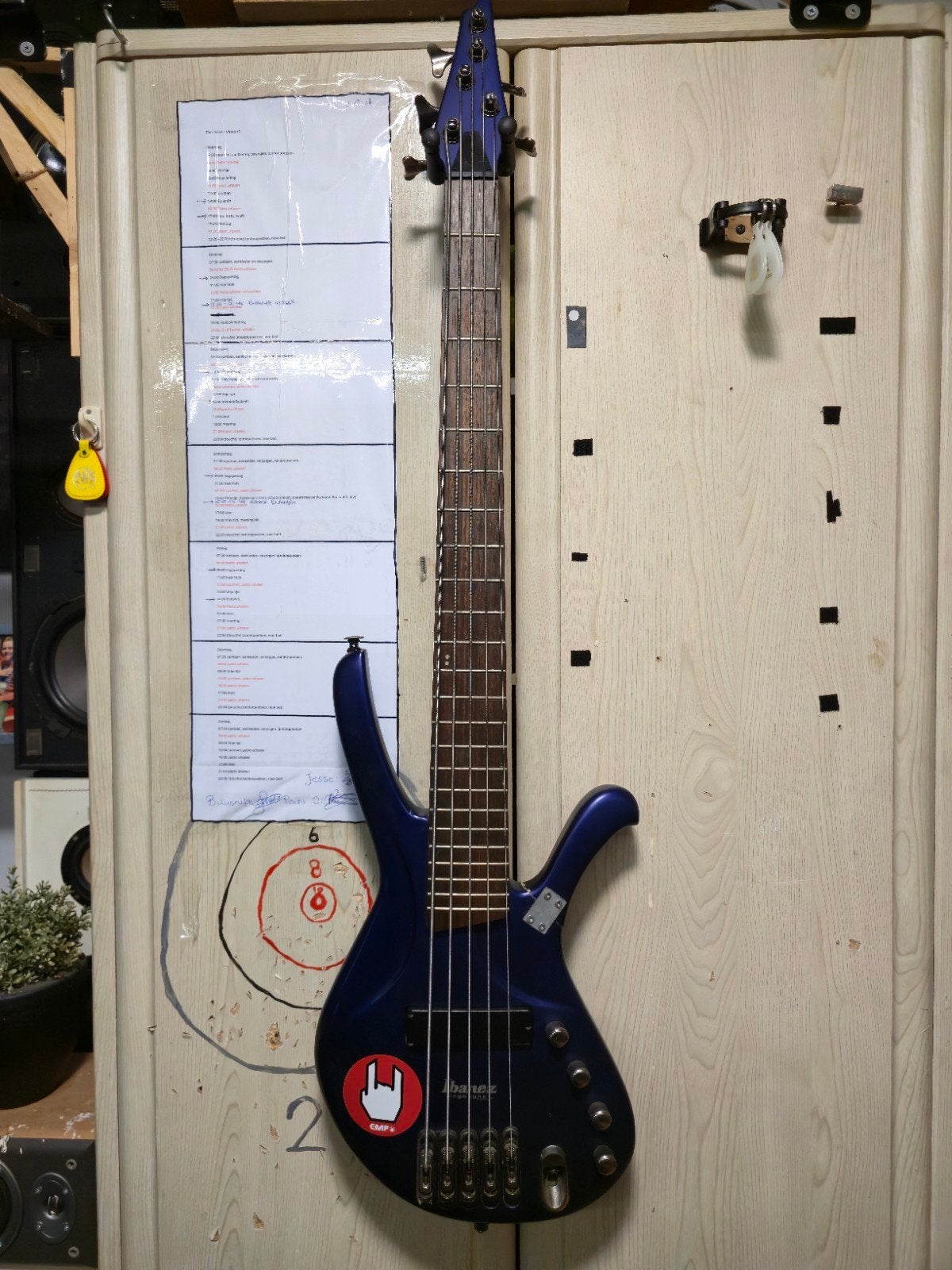 Ibanez Ergodyne 5-snarige basgitaar, Ophalen, Gebruikt, Elektrisch, 5-snarig