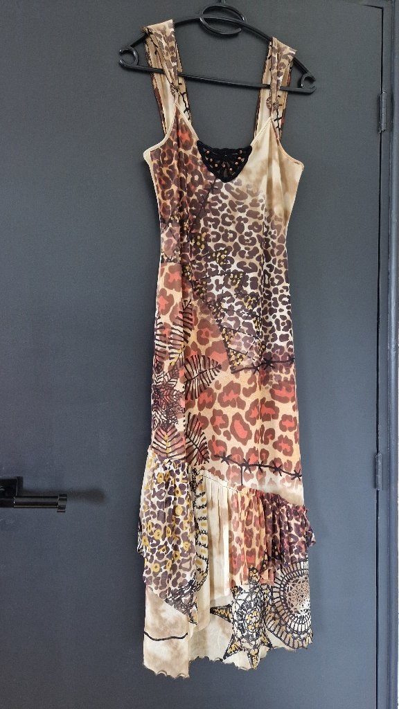 Jurk met print van KFG - Maat M, Maat 38/40 (M), KFG, Ophalen of Verzenden, Gedragen