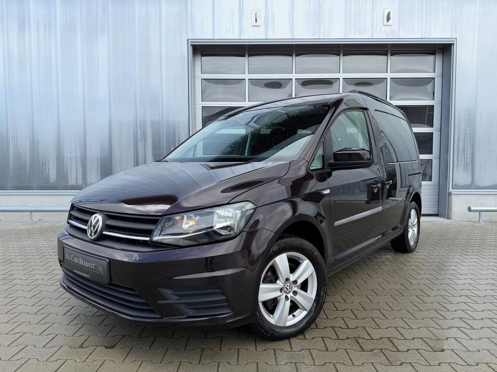Volkswagen Caddy Combi 1.2 TSI / airco / 5 persoons / cruise, Voorwielaandrijving, Stof, Gebruikt, Zwart