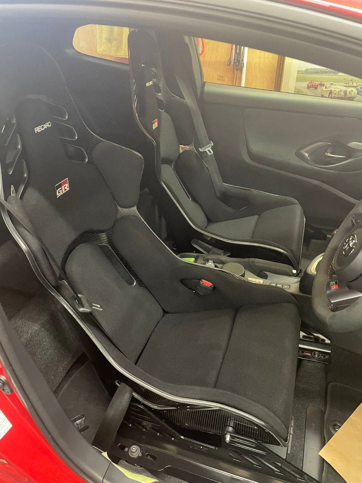 Recaro Podium CF nieuwstaat 2x ! uniek ! ringtool tracktool, Ophalen of Verzenden