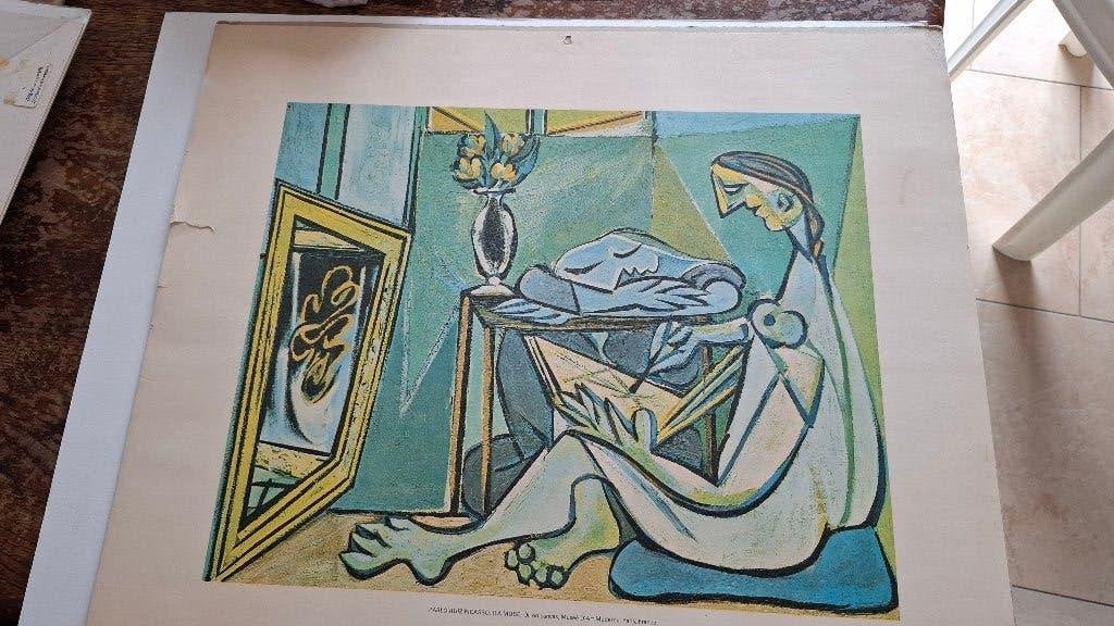 Picasso Lithograph, Ophalen of Verzenden, Lithografie