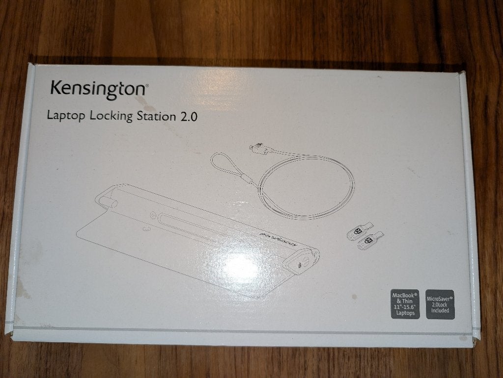 Kensington Laptop Locking Station 2.0 - laptopslot, Computers en Software, Dockingstations, Ophalen of Verzenden, Zo goed als nieuw