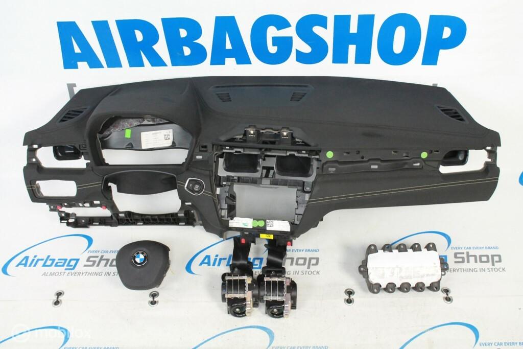 Airbag set - Dashboard zwart geel stiksel BMW X2 F39