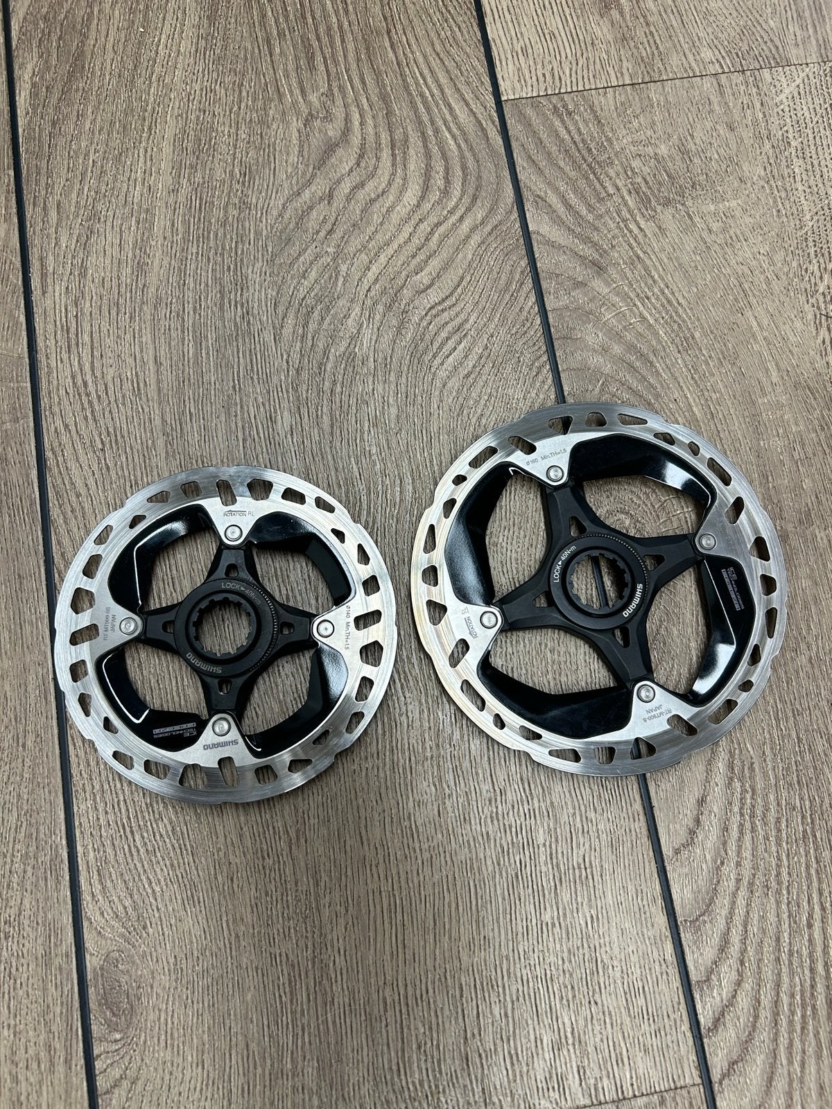 Shimano Dura Ace / XTR remschijven 140/160, Remmen, Staal, Ophalen of Verzenden, Zo goed als nieuw