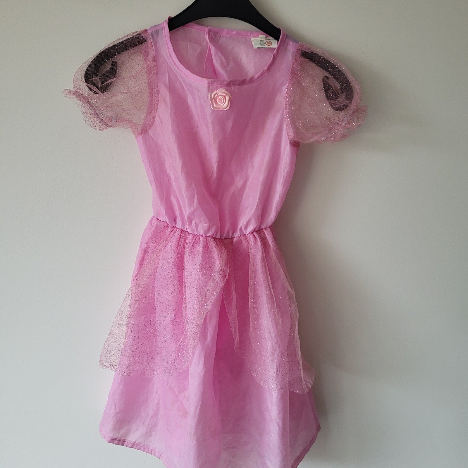 Roze prinsessenjurk voor meisjes 110, Ophalen of Verzenden, Gebruikt, 110 t/m 116, Meisje