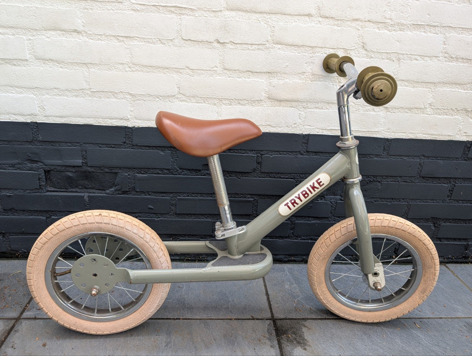 Trybike loopfiets - Groen, Ophalen, Minder dan 16 inch