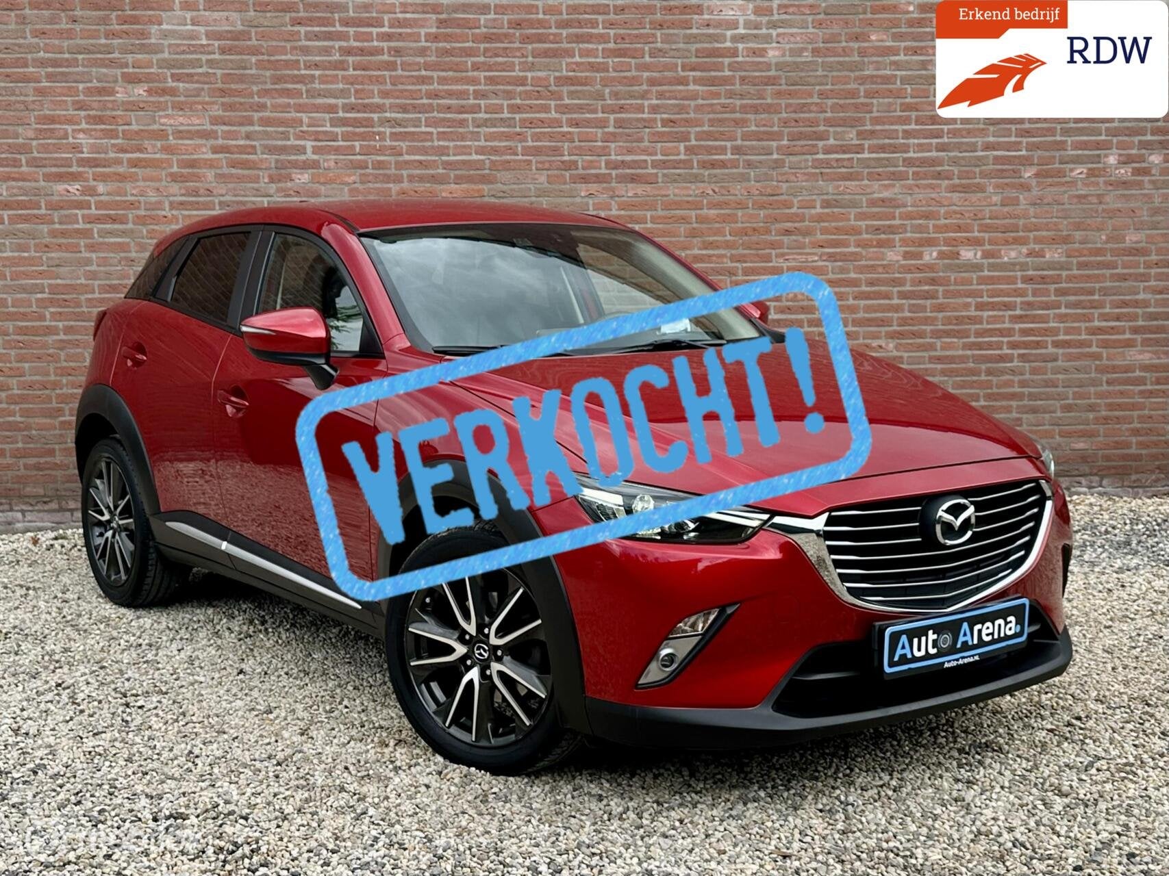 Mazda CX-3 2.0 SkyActiv-G 120 TS+ | Stoelverw. | Camera | HU, Euro 6, Leder, SUV of Terreinwagen, 1170 kg