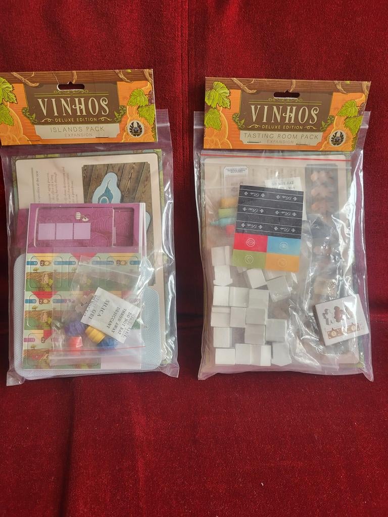 2 uitbreidingen / expansions voor het bordspel Vinhos, Ophalen of Verzenden