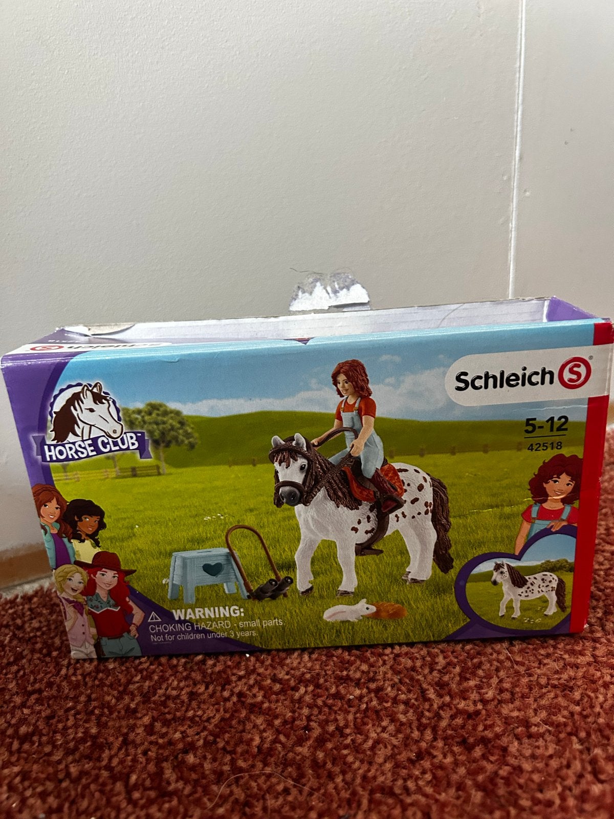 Schleich Horse Club 42518 - Paardrijset met meisje, Ophalen of Verzenden, Zo goed als nieuw, Meisje