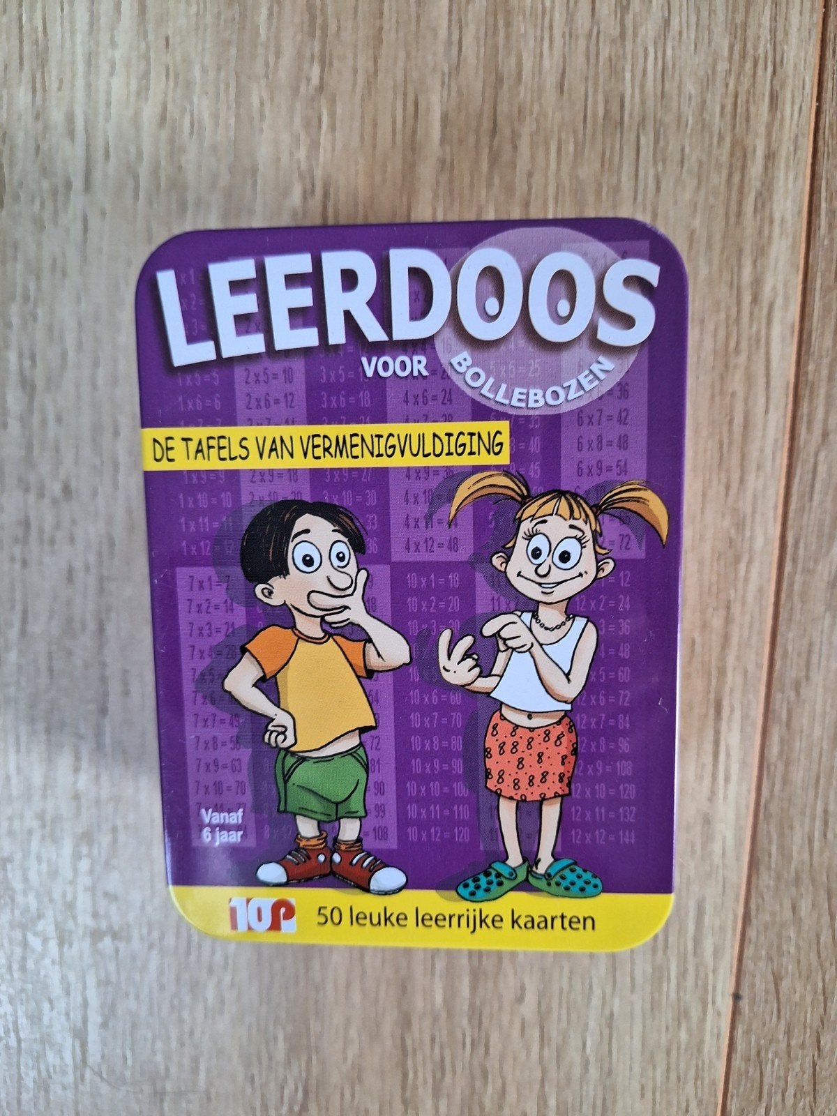 Leerdoos Tafels van Vermenigvuldiging - Vanaf 6 jaar, Ophalen of Verzenden, Zo goed als nieuw, Rekenen