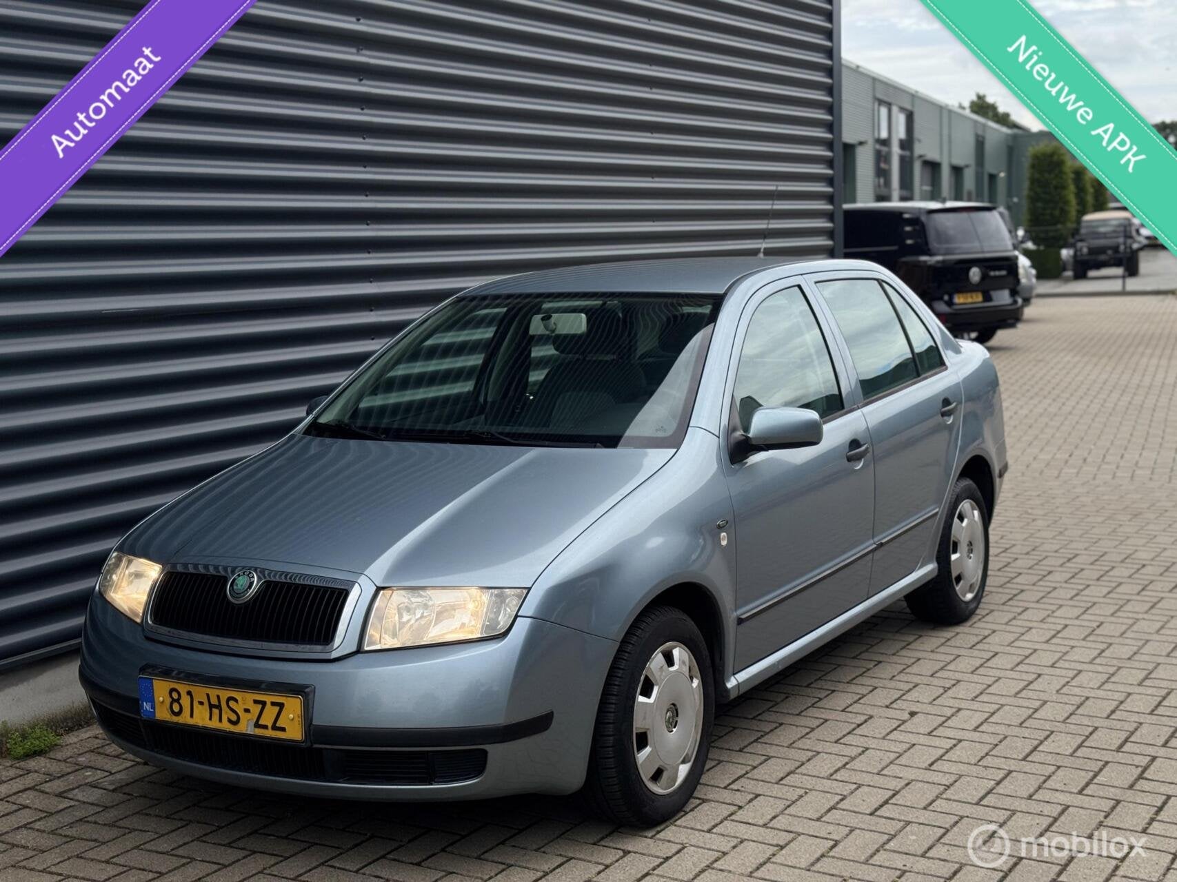 Skoda Fabia 1.4 Automaat/ Airco / Trekhaak / 2e eigenaar, Auto's, 450 kg, Gebruikt, 4 cilinders, Verwarmde buitenspiegels