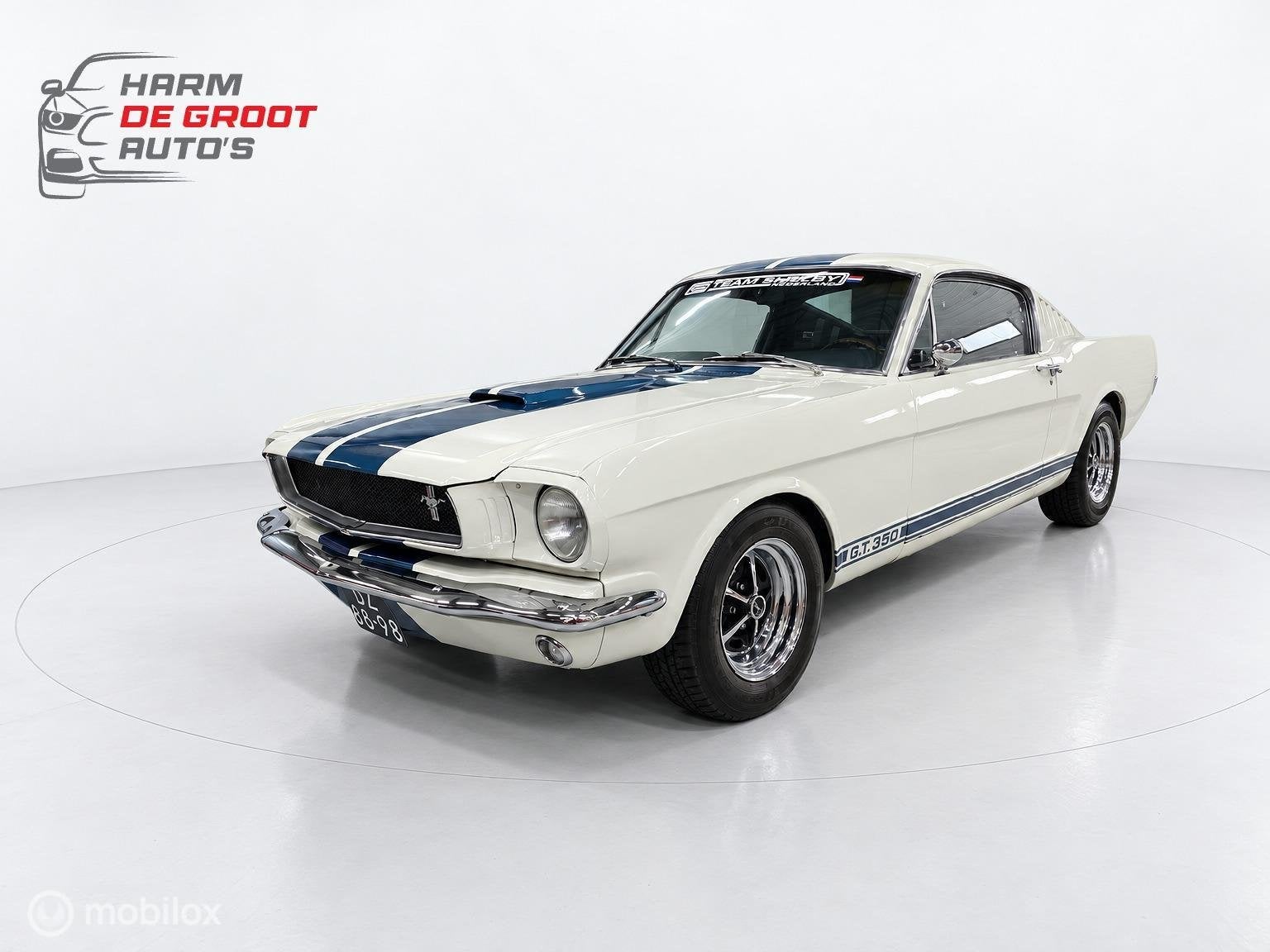 Ford Mustang Fastback 2+2 V8, Handgeschakeld, GT350 Clone, Lederen bekleding, Achterwielaandrijving, Zwart, Overige carrosserieën