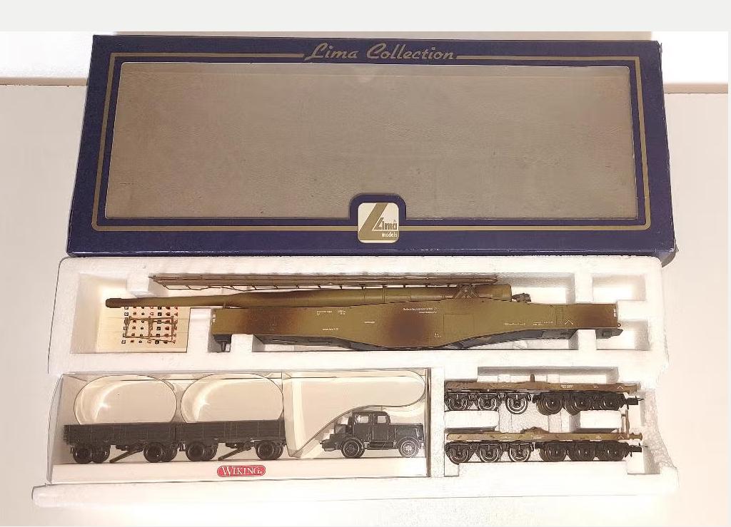 Lima H0 L303501-1 -Militaire set met kanon K5 Leopold in ovp, Gelijkstroom, Ophalen of Verzenden, Lima, Nieuw