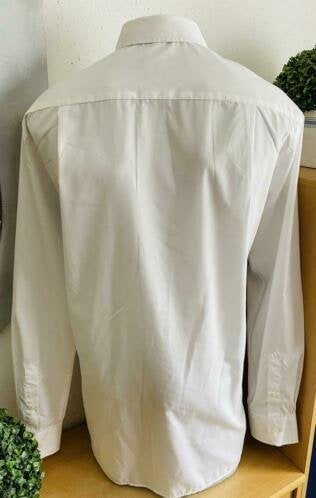 Liv overhemd maat 43, Kleding | Heren, Ophalen of Verzenden, Zo goed als nieuw, Wit, Halswijdte 43/44 (XL)