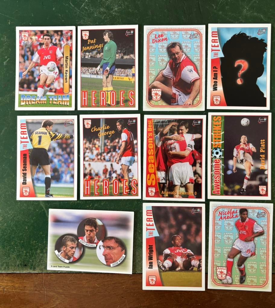 11 voetbalplaatjes Arsenal, Verzamelen, Ophalen of Verzenden