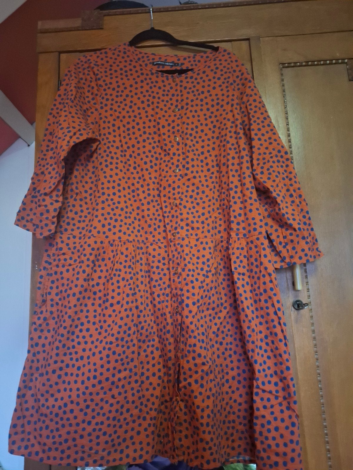 Gudrun Sjöden jurk L, Ophalen of Verzenden, Zo goed als nieuw, Oranje, Onder de knie