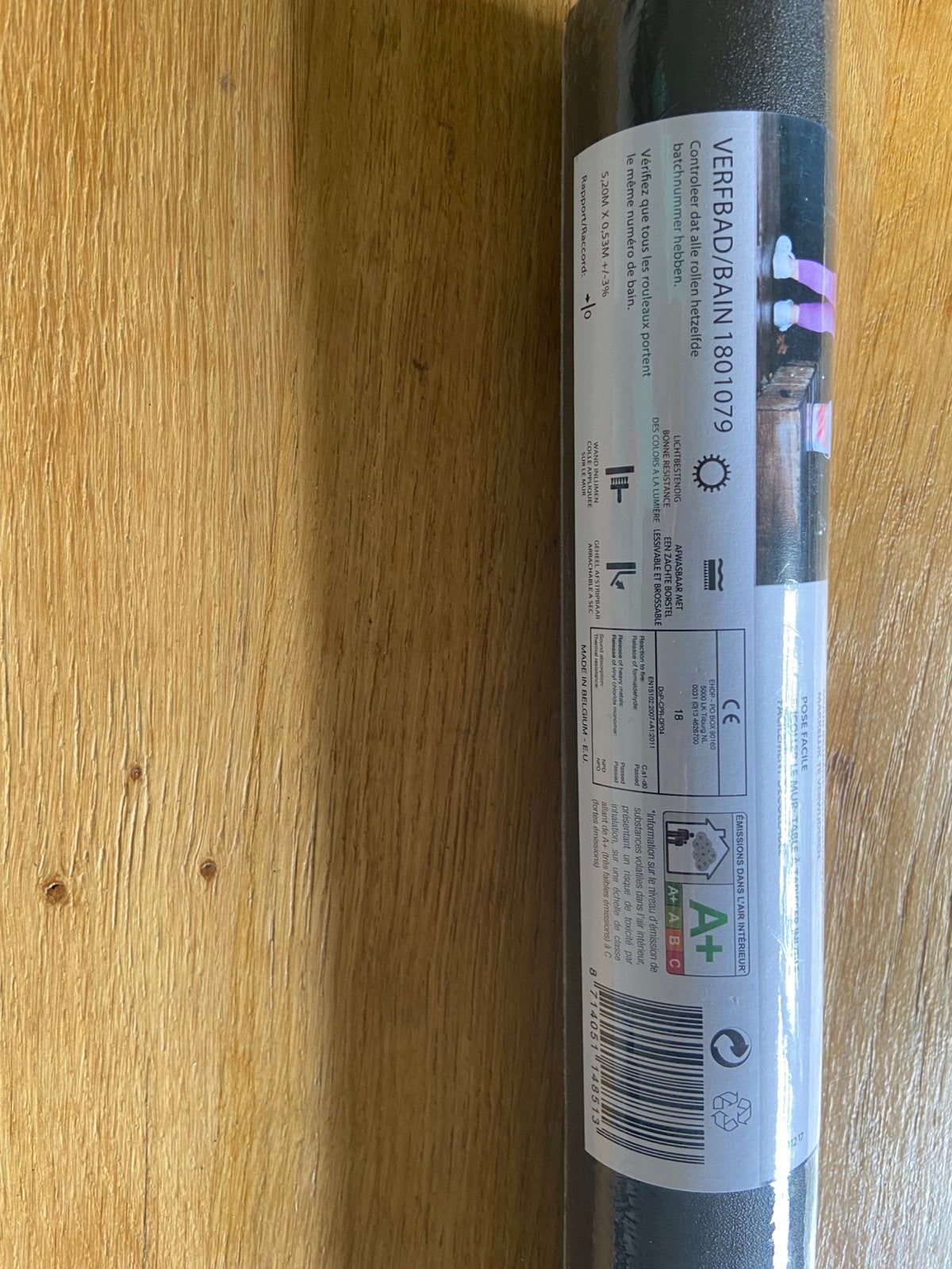 Schoolbordbehang, Ophalen