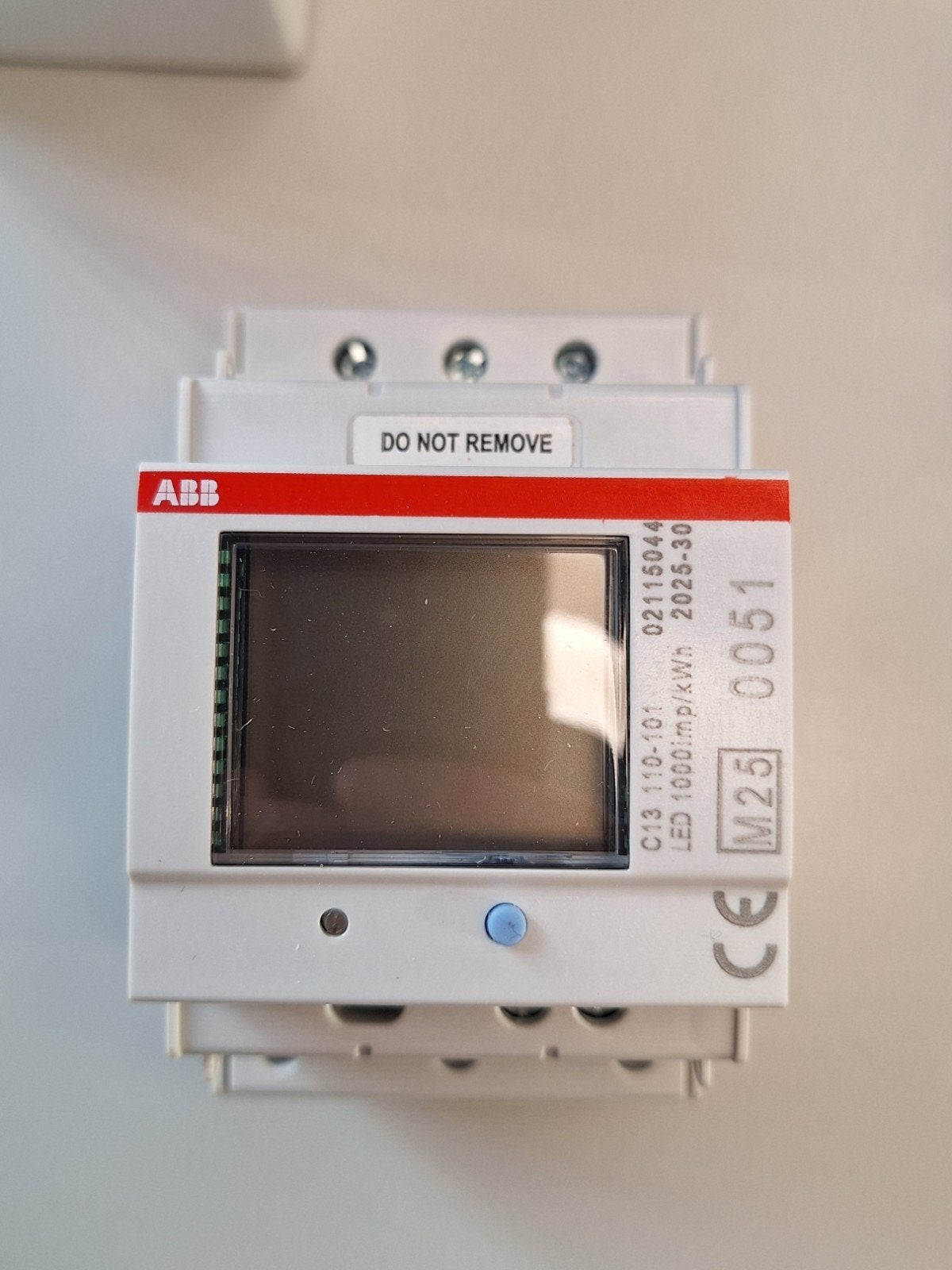 ABB C13 110-101 3 fase kWh/energiemeter, MID, 230/400V, Ophalen of Verzenden, Nieuw