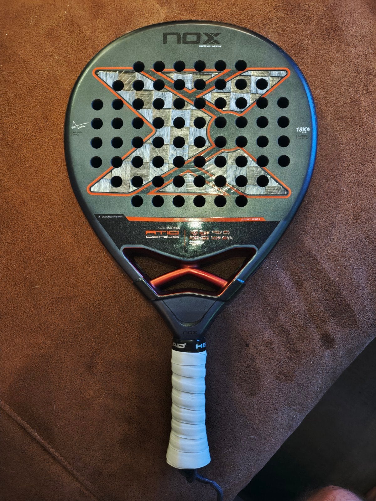 Nox AT10 Genius 18K Alum 2025 (6 maanden oud), Ophalen of Verzenden, Zo goed als nieuw, Padelracket