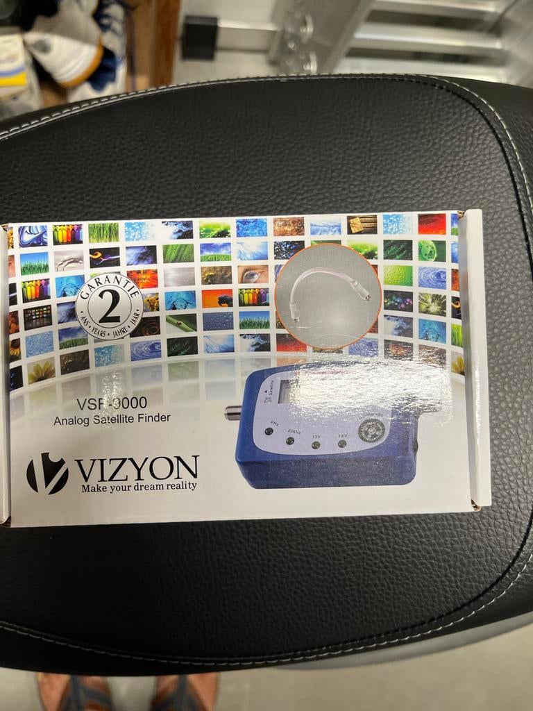 Satfinder VIZYON VSF-3000 Analoge Satelliet Zoeker, Audio, Tv en Foto, Schotelantennes, Nieuw, (Schotel)antenne-accessoires, Overige merken