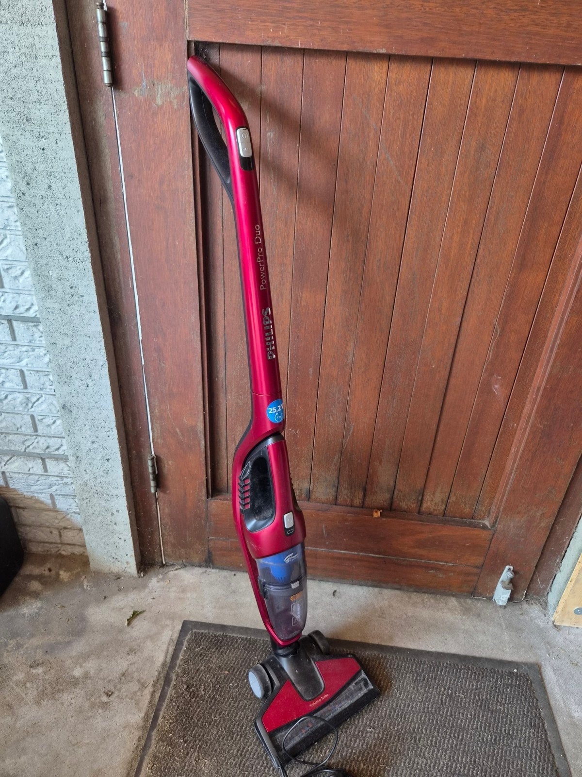 Philips PowerPro Duo 2-in-1 Steelstofzuiger 25.2V, Draadloos, Gebruikt, Philips, Ophalen of Verzenden