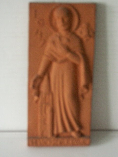 Religie plaquettes, Ophalen of Verzenden, Gebruikt