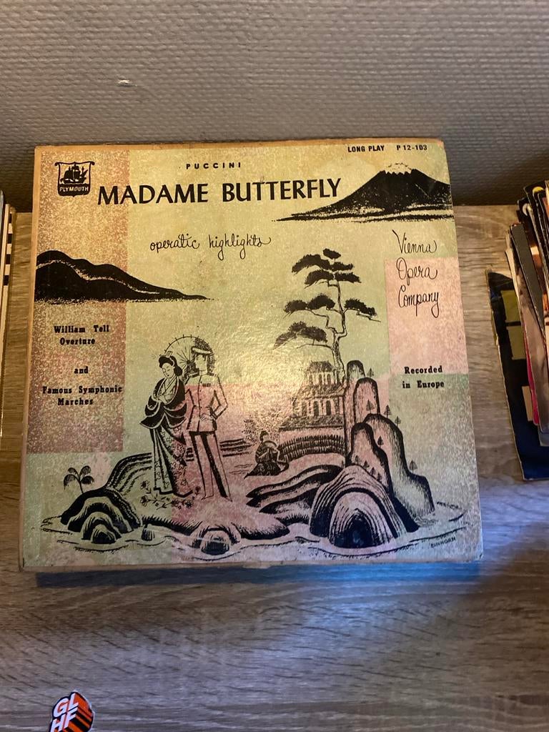 Puccini - Madame Butterfly - Operatic Highlights LP, Cd's en Dvd's, Vinyl | Klassiek, Gebruikt, Opera of Operette, Modernisme tot heden