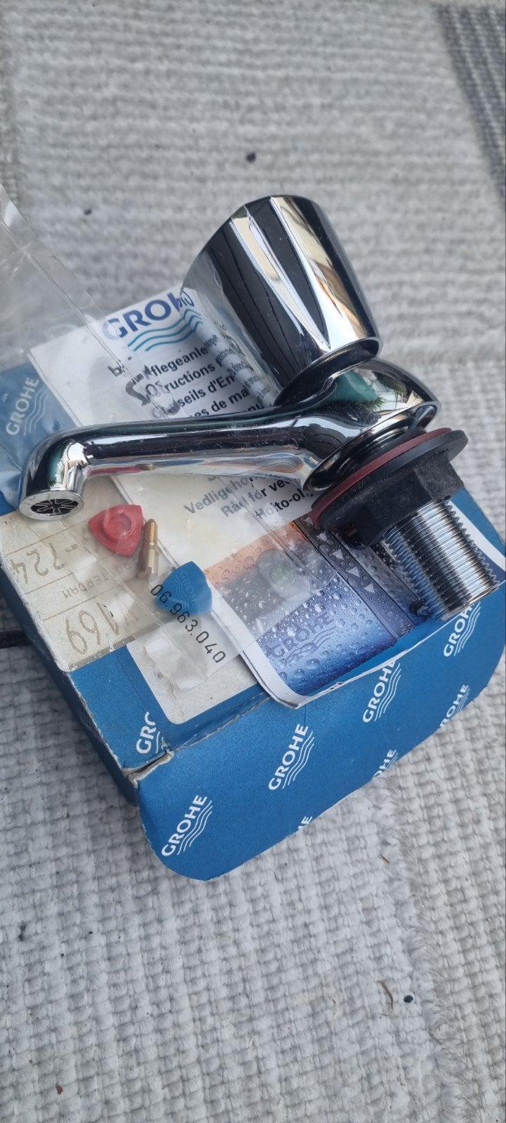 Grohe nieuwe Vintage fonteinkraan, Doe-het-zelf en Verbouw, Ophalen of Verzenden, Nieuw, Chroom, Kraan
