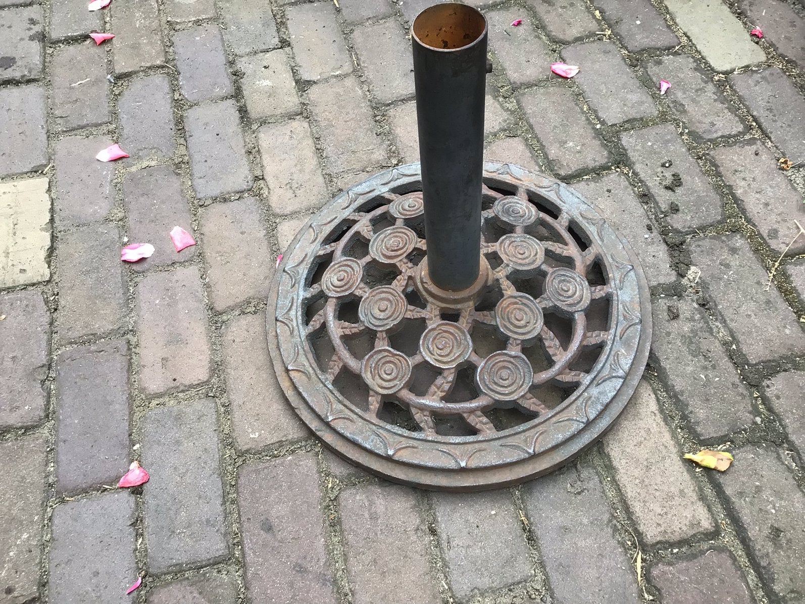 Parasolvoet., Tuin en Terras, Parasols, Ophalen, Gebruikt