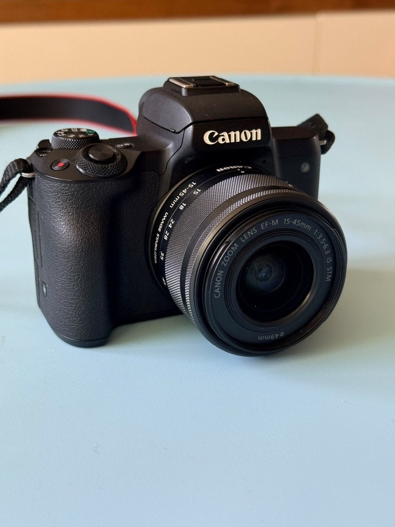 Canon EOS M50 + 15-45mm & 50mm lens & Viltrox AF adapter