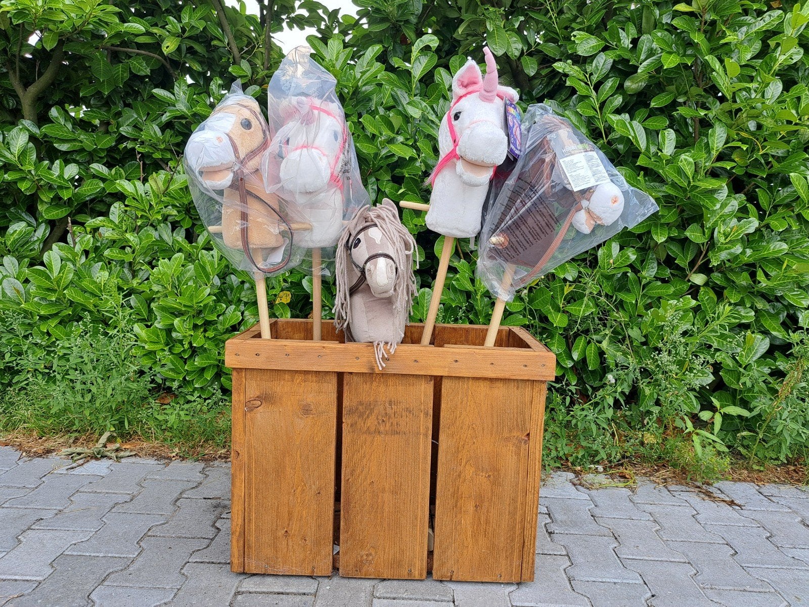 Verschillende nieuwe Hobby Horse / stokpaarden, Kinderen en Baby's, Speelgoed | Hobbelfiguren, ., Ophalen of Verzenden, ., Div