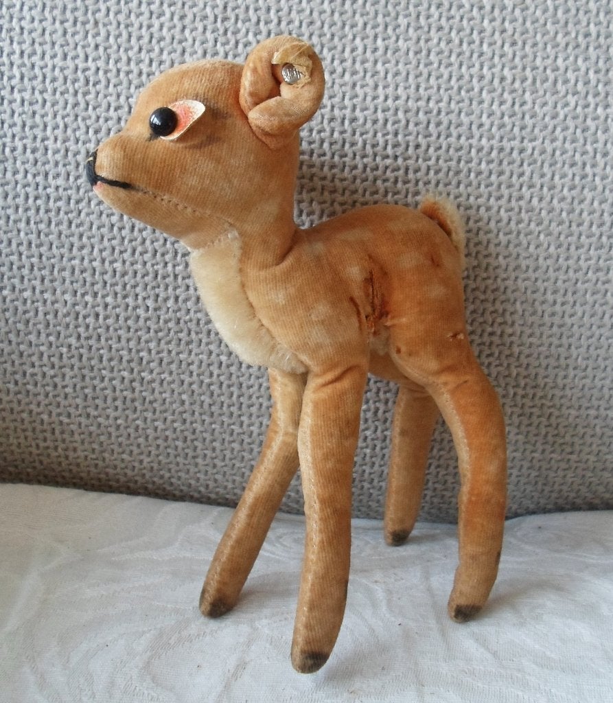 Bambi. Gemerk Steiff. Uitgegeven door Disney. 1968 - 1972., Ophalen of Verzenden