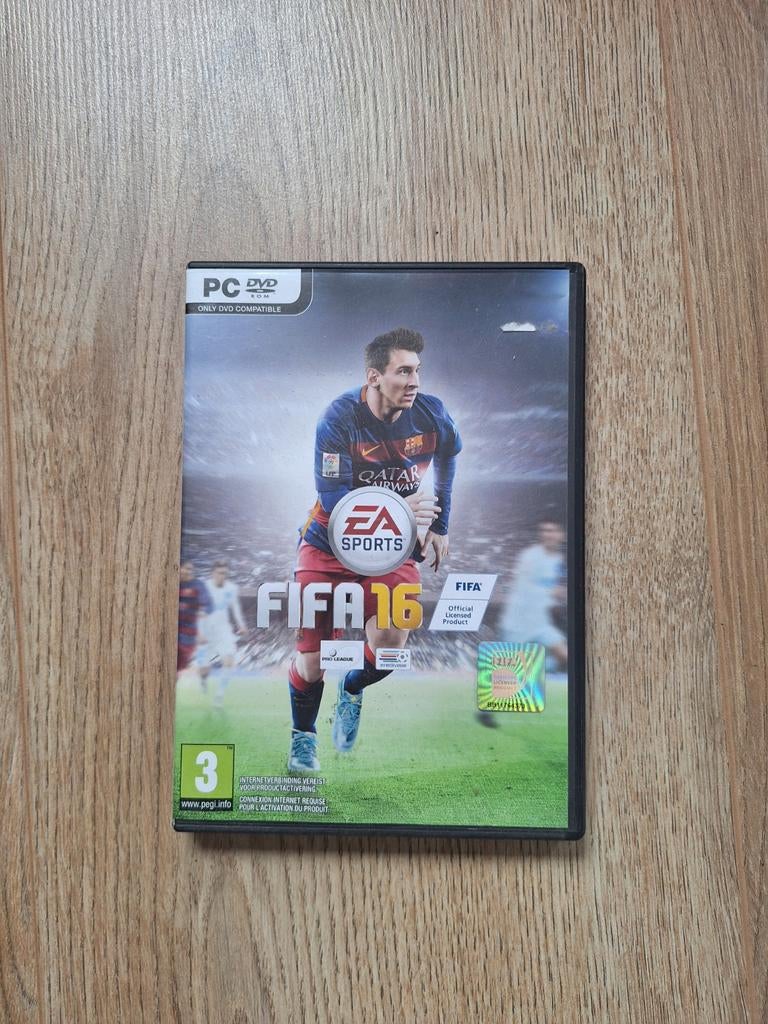 FIFA 16 PC DVD-ROM - Voetbalspel voor de computer, Gebruikt, 1 speler, Ophalen of Verzenden, Eén computer