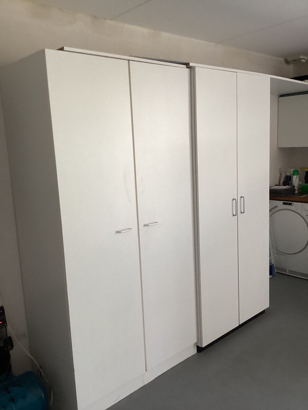 Witte kast met legplanken., Ophalen, Gebruikt