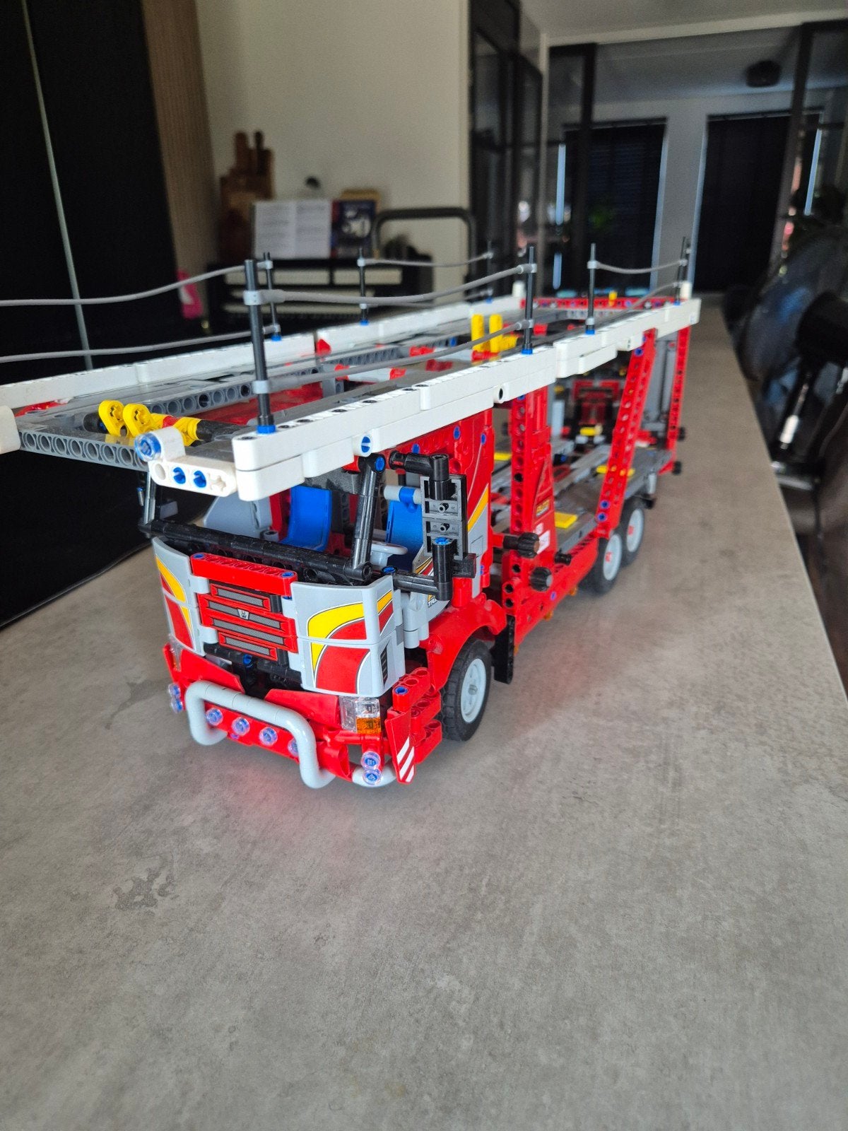 LEGO Technic 42098 Autotransporter met auto, Ophalen, Gebruikt, Overige merken