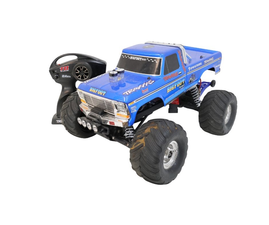 Traxxas Bigfoot 1/10 elektro monstertruck rc auto, Elektro, Gebruikt, Verzenden, Auto offroad