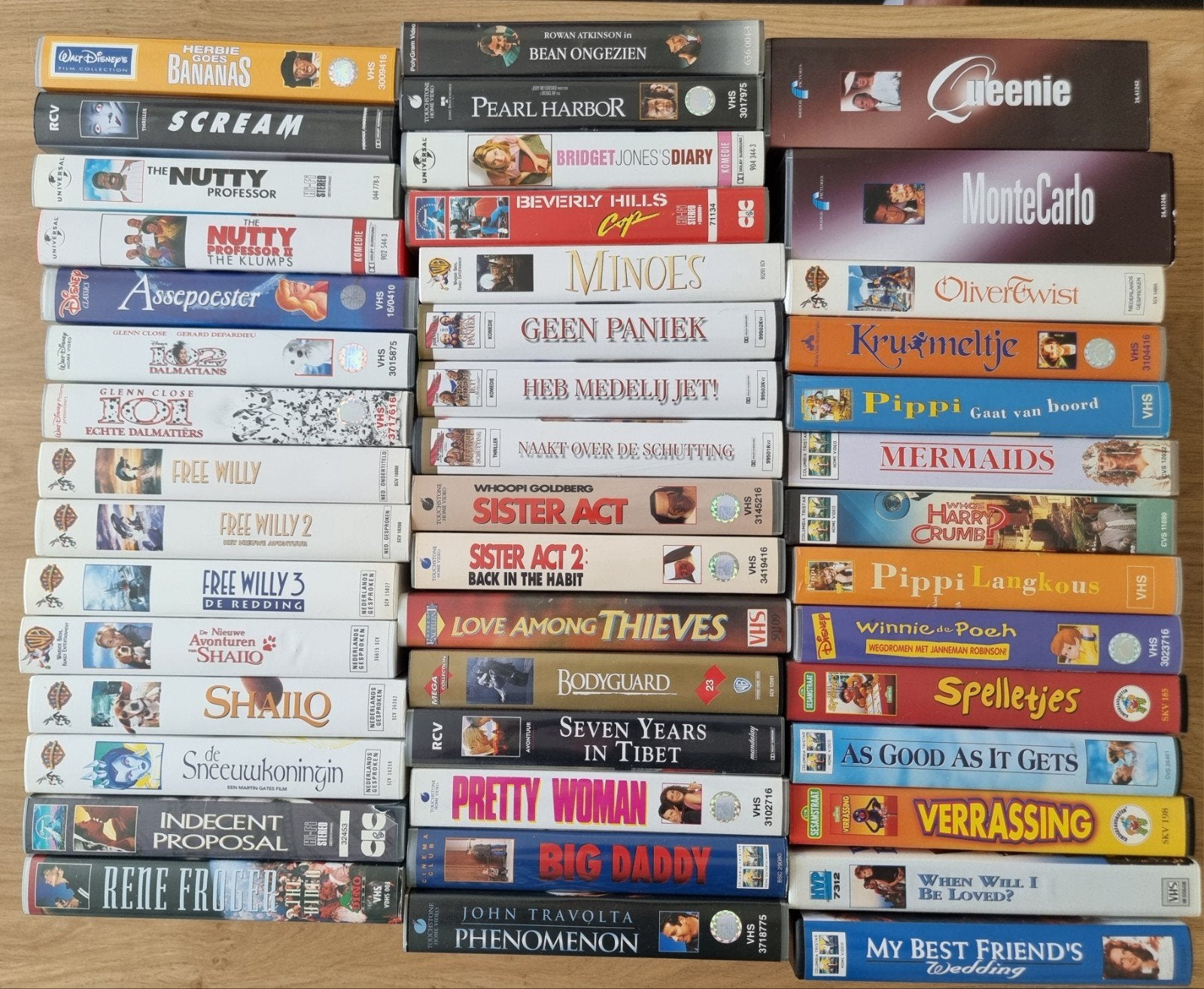 Partij videobanden, Gebruikt, Verzenden, Alle leeftijden, Overige genres