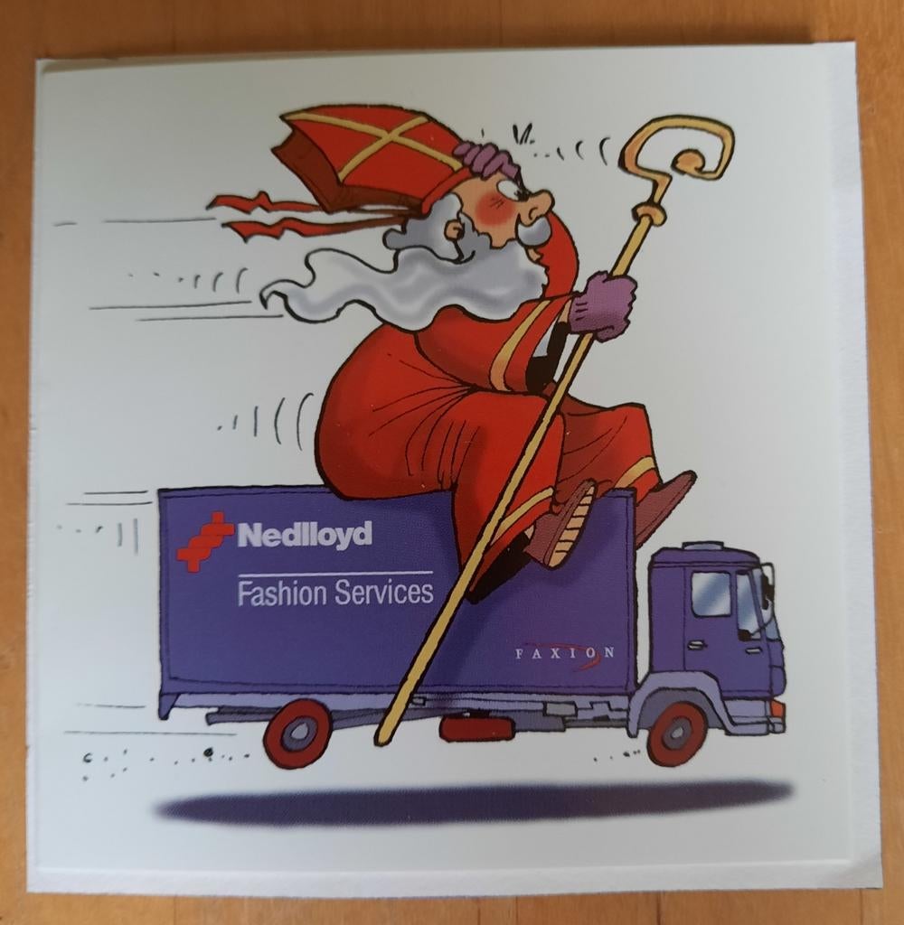 SINTERKLAAS ADVERTENTIE, Verzamelen, Ophalen of Verzenden, Zo goed als nieuw