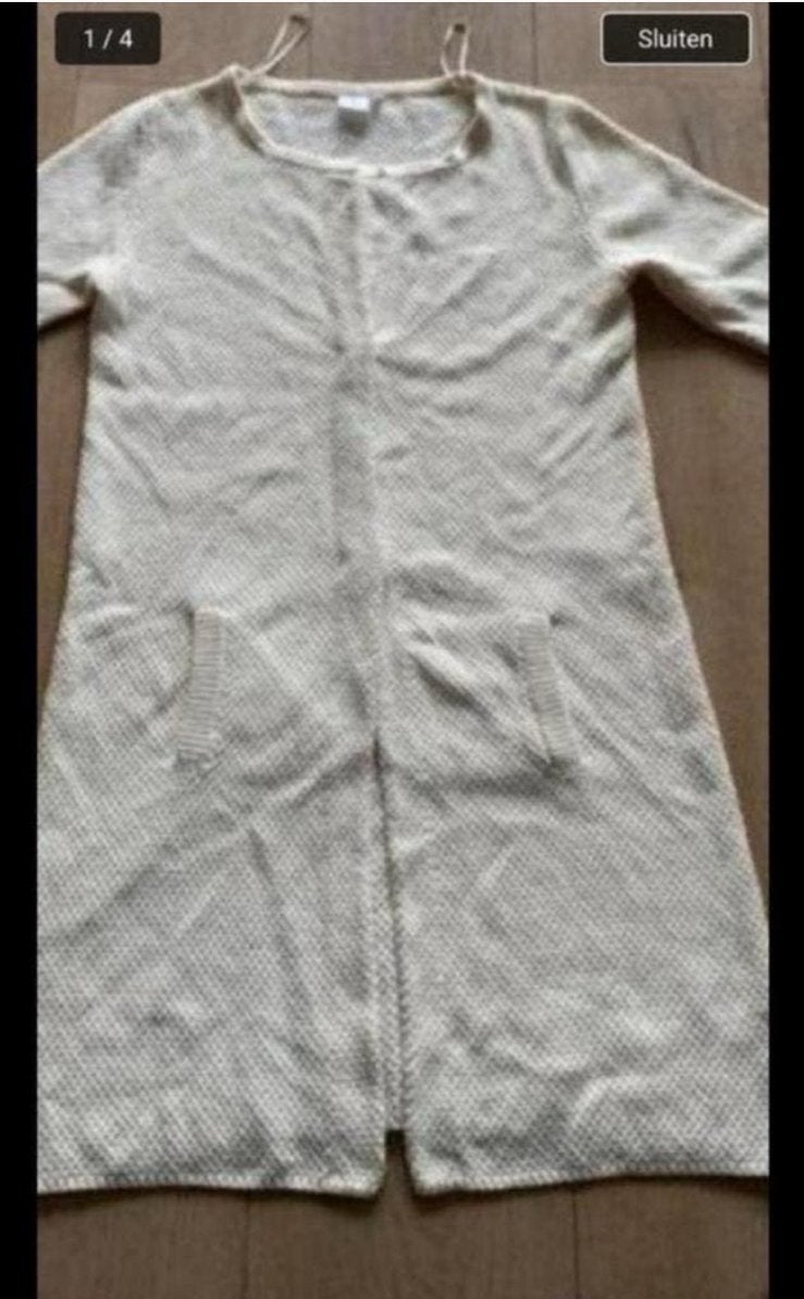Knit ted vest M nieuwstaat, Ophalen of Verzenden, Zo goed als nieuw, Maat 38/40 (M), Wit