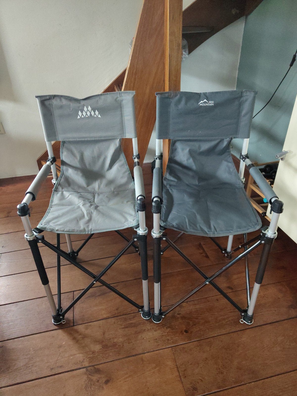 2x Opvouwbare kinderstoelen - Red Mountain / Obelink, Caravans en Kamperen, Kampeermeubelen, Ophalen, Gebruikt, Campingstoel